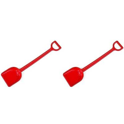 Hape E4076 Starke Schaufel 40cm, rot | Sandspielzeug (Packung mit 2) von Hape