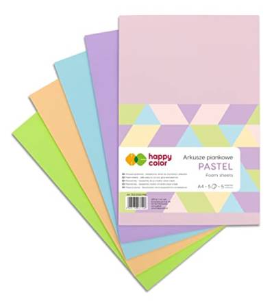 Happy Color HA 7130 2030-PAS Bastelbögen aus Schaumstoff, Pastellfarben von Happy Color