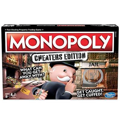 Monopoly Hasbro Gaming Game: Cheaters Edition Board Game Ages 8 and Up von Hasbro Gaming