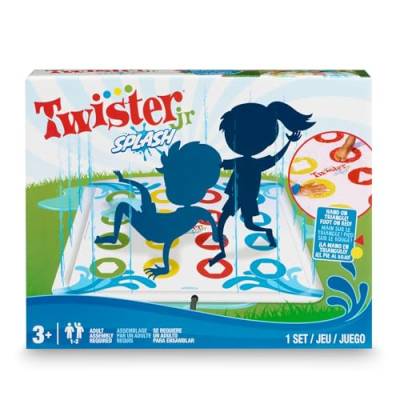Hasbro Twister Jr. Splash - Aufblasbares Wasser-Twister-Spiel für Kinder im Freien von Hasbro