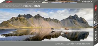 Heye 299460 Iceland Horses, Ed. Humboldt 1000 Teile Puzzle, Silver von HUCH!