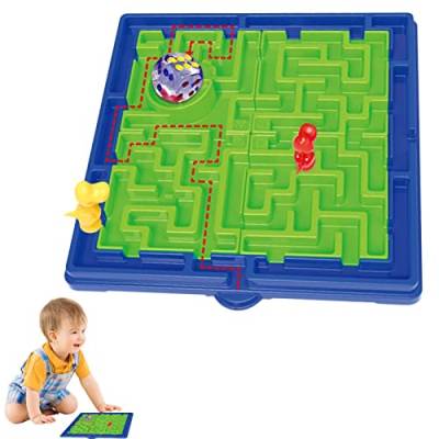 Huaxingda Labyrinth-Brettspiel, Labyrinth-Puzzlespiele für Kinder - Denksport-Puzzle-Logikspiel | Strategiespiel, Lernspielzeug, Lernspielzeug, Mint-Aktivität für Jungen und Mädchen im Alter von 3–5 von Huaxingda