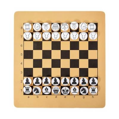 JISADER Brettspiel-Set aus Holz, chinesisches Schachspiel, pädagogisch, chinesisches Schachspiel, Brettspiel-Kombination für 2 Spieler, Geburtstagsgeschenk, S von JISADER