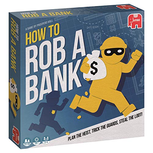 Jumbo Spiele How to rob a bank – Spannendes Gesellschaftsspiel ab 10 Jahren für 2 bis 4 Spieler von Jumbo