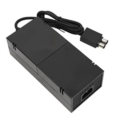 AC-Netzteil-Brick-Adapter, Geräuscharmes Kabel, LED-Anzeige, Netzteil für Xbox One-Konsole, 100–240 V (EU-Stecker) von KKPLZZ