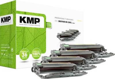 KMP Trommel ersetzt Brother DR-230CL, DR230CL Kompatibel Schwarz, Cyan, Magenta, Gelb 15000 Seiten B von KMP