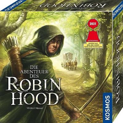 KOSMOS 680565 Die Abenteuer des Robin Hood, Nominiert zum Spiel des Jahres 2021, Kooperatives Abenteuer-Spiel für die ganze Familie, Gesellschaftsspiel für 2-4 Spieler ab 10 Jahren von Kosmos