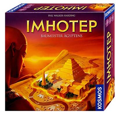 KOSMOS 692384 Imhotep - Baumeister Ägyptens, das Grundspiel, Strategiespiel, Brettspiel für 2 bis 4 Spieler, nominiert zum Spiel des Jahres 2016 von Kosmos