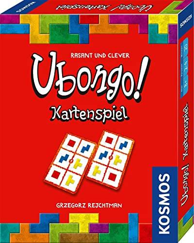 KOSMOS 741754 Ubongo Kartenspiel, das beliebte Brettspiel als Kartenspiel, für 2 bis 4 Personen, ab 8 Jahre, fördert logisches Denken, Familienspiel, Gesellschaftsspiel, Reisespiel, Geschenk von Kosmos