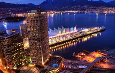 LHJOYSP Spiel des Jahres Erwachsene Puzzle 1000 Teile City Sea Pier Vancouver 75x50cm von LHJOYSPSP