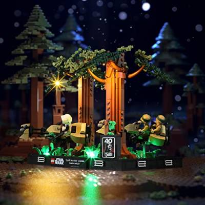 LIGHTAILING Led Licht für Lego- 75353 Verfolgungsjagd auf Endor Diorama – Beleuchtungsset Kompatibel Mit Lego Modell (Lego Bausteinen Modell Nicht enthalten) von LIGHTAILING