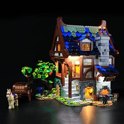 LIGHTAILING Licht-Set Für (Ideas Medieval Blacksmith) Modell - LED Licht-Set Kompatibel Mit Lego 21325(Modell Nicht Enthalten) von LIGHTAILING