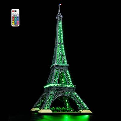 LIGHTAILING Led Licht für Lego- 10307 Architecture Eiffel-Tower – Beleuchtungsset Kompatibel Mit Lego Modell：Fernbedienungsversion (Lego Bausteinen Modell Nicht enthalten) von LIGHTAILING