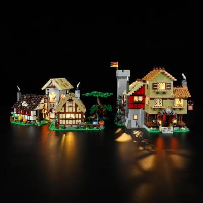 LIGHTAILING Licht-Set Für Lego-10332 Mittelalterlicher-Stadtplatz - Led-Beleuchtungsset Kompatibel Mit Lego Bausteinen Modell - Modell Set Nicht Enthalten von LIGHTAILING