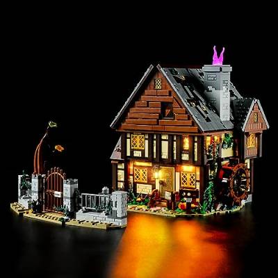 LIGHTAILING Licht-Set Für Lego- 21341 Disney Hocus Pocus: Die Sanderson Schwestern Cottage - Led-Beleuchtungsset Kompatibel Mit Lego Bausteinen Modell - Modell Set Nicht Enthalten von LIGHTAILING