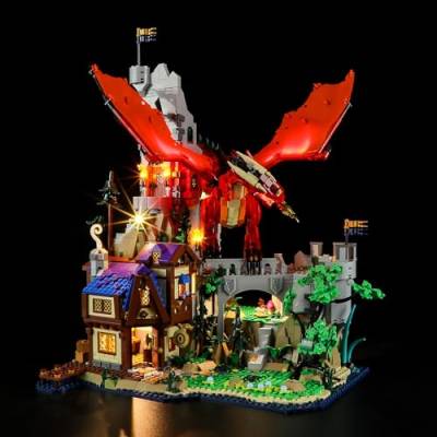 LIGHTAILING Licht-Set Für Lego-21348 Dungeons & Dragons: Die Sage vom Roten Drachen - Led-Beleuchtungsset Kompatibel Mit Lego Bausteinen Modell - Modell Set Nicht Enthalten von LIGHTAILING