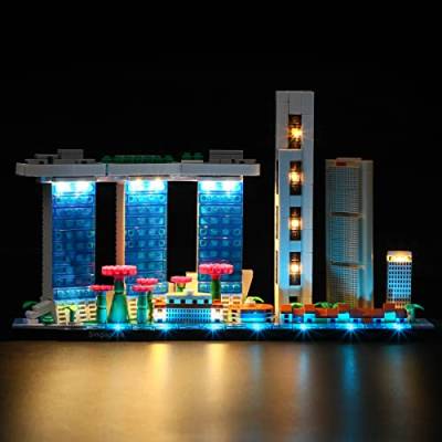 LIGHTAILING Licht-Set Für Lego 21057 Architecture Singapore Bausteinen Modell - Modell Set Nicht Enthalten von LIGHTAILING