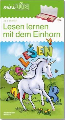 MiniLük-Set Einhorn Zählen und Lesen lernen 9070 von LÜK