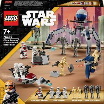 75372 LEGO® STAR WARS™ Clone Trooper™ & Battle Droid™ Battle Pack von Lego