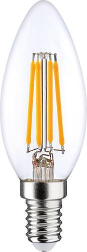 LightMe LM85336 LED EEK E (A - G) E14 Kerzenform 6.5W = 60W Warmweiß (Ø x L) 35mm x 97mm nicht dim von LightMe