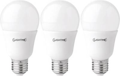 LightMe LM85918 LED EEK F (A - G) E27 Glühlampenform 11W = 75W Warmweiß (Ø x L) 60mm x 117mm 3St. von LightMe
