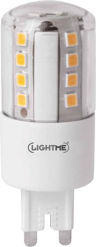 LightMe LM85334 LED EEK E (A - G) G9 Stiftsockel 4.8W = 48W Warmweiß (Ø x L) 19mm x 56mm nicht dim von LightMe