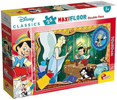Liscianigiochi 86672 DF Maxi Floor 24 Disney Classic All Other Puzzle für Kinder, Mehrfarbig von Liscianigiochi
