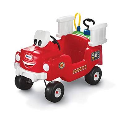 Little Tikes Lösch- & Rettungswagen - Rutschfahrzeug für Kleinkinder - Aktives Spielen - Mit echtem Wassertank und Schlauch - Alter ab 18 Monaten bis 5 Jahren von little tikes
