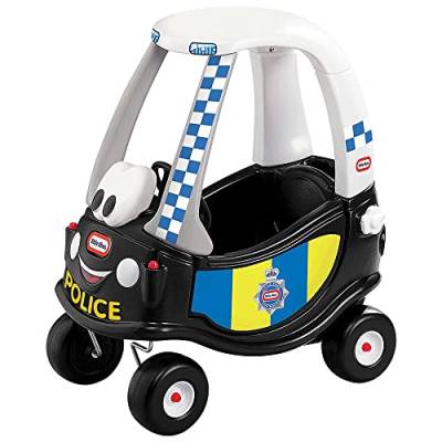 Little Tikes Polizei Cozy Coupé - Rutschfahrzeug mit Echter Hupe, Klickendem Zündschalter & Tankdeckel von little tikes
