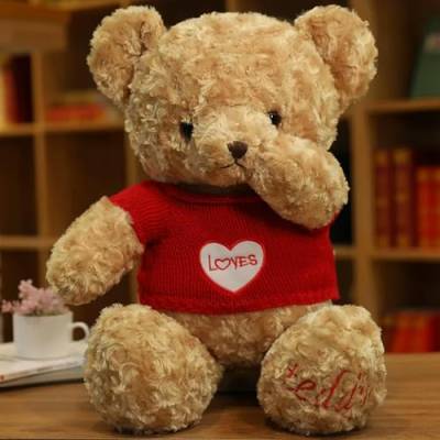 LsnDxg Neue hochwertige Teddybär Plüsch Tier Bär Plüsch Puppe Kissen Kinder Geburtstag Geschenk 60cm 23 von LsnDxg