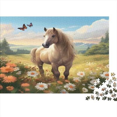Horses Hölzernes Nachhaltiges Puzzle Für Erwachsene 1000 Teile Horses Puzzle Lernspiele Tolles Geschenk Heimdekoration Puzzle 1000pcs (75x50cm) von MCSQAEEZE