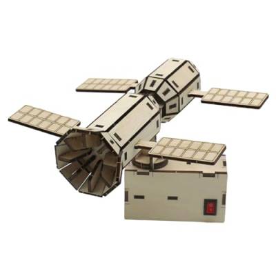 MagiDeal Raumkapsel, mechanisches Modell, Spielzeug, wissenschaftliches Experiment, vorschulisches Lernen, zusammengebautes Raumbauspielzeug für den von MagiDeal