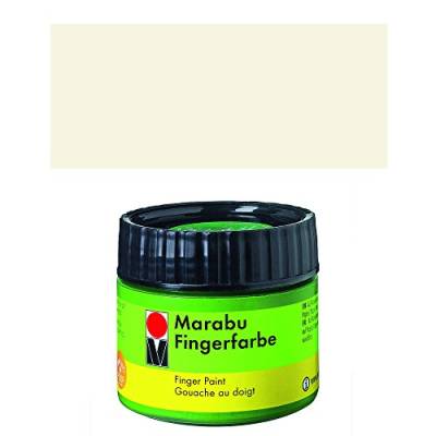 NEU Marabu Fingermalfarbe 100ml, Weiß von Marabu