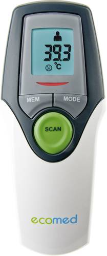 Ecomed TM 65-E Infrarot Fieberthermometer Mit Fieberalarm von Ecomed