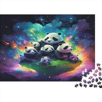 Niedlicher Panda Für Erwachsene Puzzle 1000 Teile Karikatur Geburtstag Lernspiel Family Challenging Spiele Wohnkultur Entspannung Und Intelligenz 1000pcs (75x50cm) von MekUk
