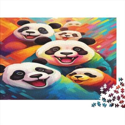 Niedlicher Panda Puzzles 1000 Teile Karikatur Für Erwachsene Educational Spiele Moderne Wohnkultur Family Challenging Spiele Geburtstag Stress Relief 300pcs (40x28cm) von MekUk