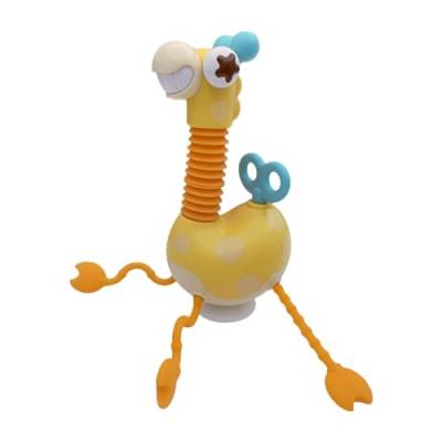 NGUMMS Pop Tube Giraffe, Pop Tubes Sinnesspielzeug - Dehnbares, sich veränderndes Schlauchspielzeug in Giraffenform,Formveränderndes Röhrenspielzeug, pädagogisches Feinmotorikspielzeug für Mädchen und von NGUMMS