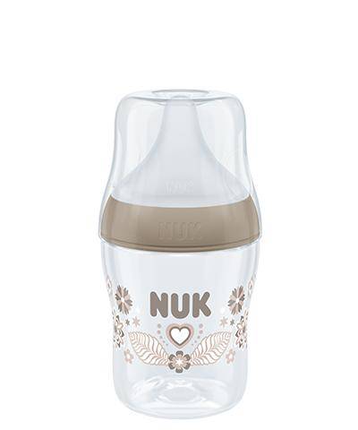 NUK Perfect Match Babyflasche mit weichem Silikon-Trinksauger 150ml beige von NUK