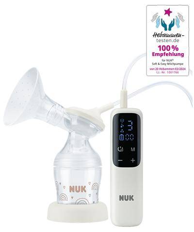 NUK Soft & Easy elektrische Einzel-Milchpumpe von NUK