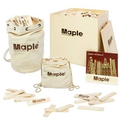 Natursache Holzbausteine - Entfessle kindliche Fantasie! Ultimatives Set für Kinder ab 3: Kreatives Spielen mit Naturmaterialien (Maple Holzbox 200) von Natursache