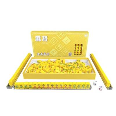 Neamou Reise-Mahjong-Spielset, Mahjong-Set - Tragbare Mahjong-Brettspiele für Erwachsene - Tragbares -Mahjong-Brettspielset für Familie, Wohnheim, Studentenwohnheim von Neamou