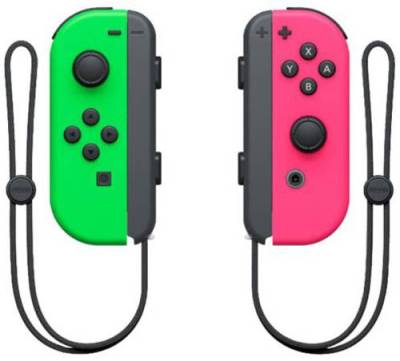 Nintendo 2x Joy-Con Gamepad Switch Neonpink, Neongrün von Nintendo
