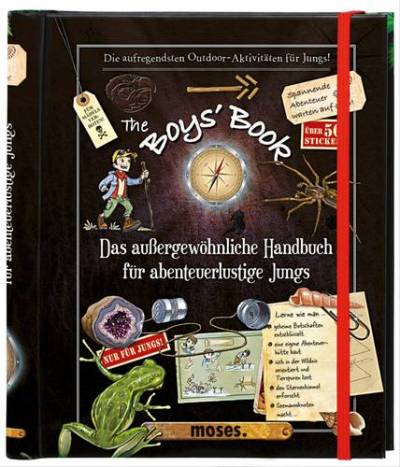 Kinderbuch moses Boys Book Das außergewöhnliche Handbuch 107279 1St. von No Name