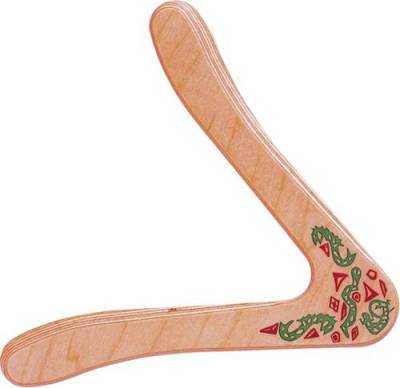 Boomerang Sirius aus Holz 25cm von No Name