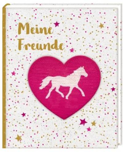 Kinderbuch Freundebuch: Pferdefr. - Meine Freunde (m. Wendepailletten) 94954 1St. von No Name