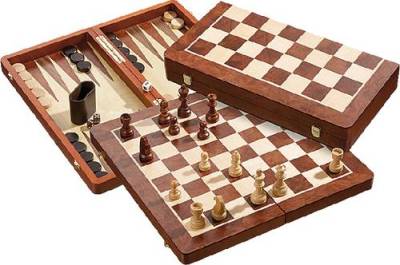2520 Philos Schach-Backgammon-Dame-Set von No Name