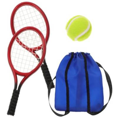 OATIPHO 2 Sätze Mini-Tennisschläger-Set Outdoor-Spielset Modelle Tennisschläger-Dekor für die Dekoration Tennisschlägermodell für Minihaus Haushalt Requisiten Sportwaren Werkzeug von OATIPHO