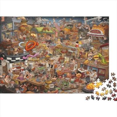 Puzzles Für Erwachsene 1000 Teile Big Food Fight Puzzles Als Geschenke Für Erwachsene 1000pcs (75x50cm) von ONDIAN