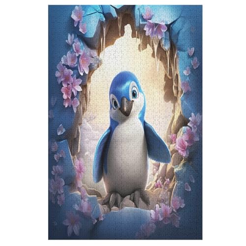 Tier Penguin-Puzzle Für Erwachsene, 1000-teilige Puzzles Für Teenager Und Kinder, Kreative Puzzles Für Die Familie, Herausfordernde Spiele, Spielzeug, Geschenke （78×53cm） von PACUM