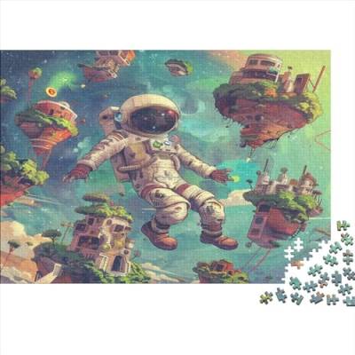 Astronaut Puzzle 300 Teile Für Erwachsene Moderne Wohnkultur Family Challenging Games Geburtstag Educational Game Stress Relief Toy 300pcs (40x28cm) von PFYWZJDDTTBD